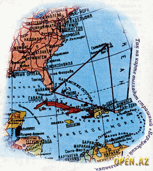 Бермудский треугольник . Легенда о Бермудском треугольнике . Почему в Бермудском треугольнике исчезают суда и самолеты ? В этом районе пропало множество судов . Нечто загадочное посещают эту территорию .  