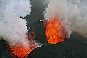 эволюция отмасферы Земли интенсивнее развивалась благодаря вулканам