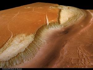 такими каналы Марса были запечатлены исследовательскими спутниками